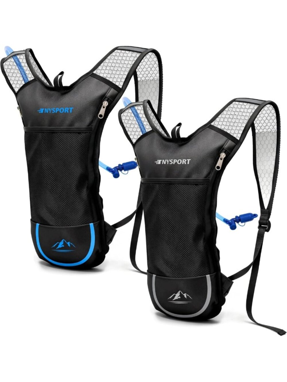 Lightweight Hydration Backpack Set with 2L Bladder - Perfect for Hiking